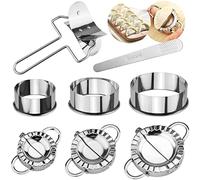 RNHDLY Stampo per Ravioli 8 Pcs Dumpling Maker Macchina per Ravioli Attrezzo per Ravioli per Cucina, Negozio Per La Colazione