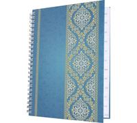 RNK 46504 Notebook with A-Z Index "Blue Orient" in DIN A5 with 48 Sheets 120 g/m