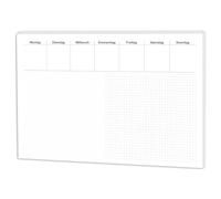 RNK 46616 - Sottomano da scrivania Office, 60 x 42 cm, a righe + a quadretti, 30 fogli, 1 pezzo