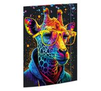 RNKVERLAG 45379 - Cartella per disegni Neon 310 x 440 mm, cartella per documenti DIN A3, con chiusura elastica, 1 pezzo