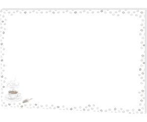 RNKVERLAG 46658 - Bloc de notas "Café", 60 x 42 cm, en blanco, 30 hojas, 1 unida