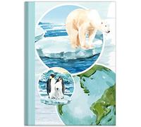 RNKVERLAG 46787 - Taccuino ''Planet'' in DIN A4 vuoto con 96 fogli 70 g/m² 1 pz.