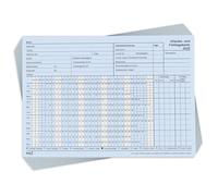 RNKVERLAG Cartoncini per le vacanze e i giorni mancanti 2025, in formato DIN A5, formato orizzontale, in cartoncino, 10 pezzi