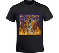 RNMSXAZNR in Flames Clayman T Shirts for Men Crew Neck Men's
