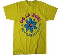 RNMSXAZNR KPE De La Soul 3 Feet High And Rising Promo T-Shirt Hip-Hop Native Tongu Yellow Banana Yellow