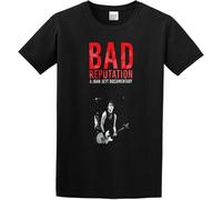 RNMSXAZNR Men's Joan Jett Bad Peputation A Joan Jett Documentary Regular Fit T Shirt