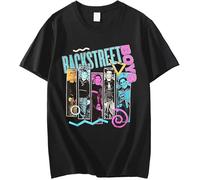 RNMSXAZNR T-Shirt Unisex 90s Vintage Tee Men And Women Unisex Graphic Tee Black