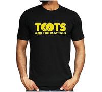 RNMSXAZNR Toots And The Maytals T-Shirt Ska Musical Band 1960'S Retro Unisex Tee Black
