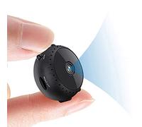 RNNTK Casa WiFi Mini Telecamera, Interno Ed Esterno Nascosta Spy Cam 150 Gradi di Larghezza,con Visione Notturna A Infrarossi Rilevamento di Movimento Telecamera di Sicurezza Full HD 1080P