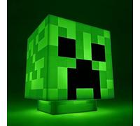 RNPKZ Creeper, lampada notturna Creeper, lampada a cubo 3D, ricaricabile con cavo USB, Creeper Light con suoni zombie, accessori per la camera da letto, luce notturna per bambini, adulti