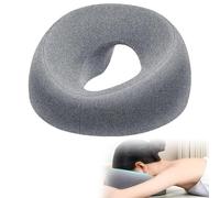 RNPKZ Cuscino massaggiante per culla del viso, cuscino massaggiante testa foro, massaggio a forma di U, cuscino ergonomico per viso con apertura facciale, cuscino per culla viso in memory foam per spa