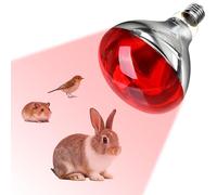 RNPKZ Lampada Infrarossi Riscaldante, 250W Lampadina Riscaldante E27, Reptile Lampada Riscaldantes, Lampadas per Tartarughe di Terra, Reptile Heating Bulbs per Polli, Maiali, Tartarughe, Lucertole