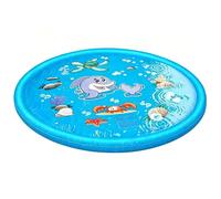 RNPKZ Splash Pad 170 cm, tappetino per irrigatori d'acqua, tappetino da gioco per bambini, spruzzatore, tappetino per giochi d'acqua, spruzzatore, piscina per bambini, irrigatore, giardino, estate