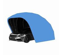 RNQZ Posto Auto Coperto in Acciaio Inossidabile, tettoia per Auto, tettoia per Auto, Garage per Auto, tettoia per Auto, casa per Auto, parcheggio, Pieghevole, Retrattile, L5.5m*W 2.5m*H 2.3m,Blu