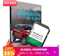 RNS 310 Navi Sat Nav FX Scheda SD Mappa per VW Navigazione Europa Compatibile per Volkswagen V12 West