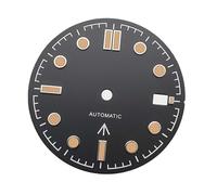 RNSZKIPJ 31MM Modificato Orologio Accessori Verde Luminoso Letterale per NH35 Quadrante Sostituzione 007 Misura per Quadrante Orologio Cavalluccio Marino