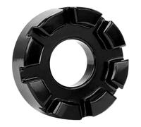 RNSZKIPJ Accessori per mountain bike, 8 porte, in acciaio al cromo-molibdeno, set di chiavi per riparazione raggi e trecce, strumento di regolazione del filo di acciaio (nero)