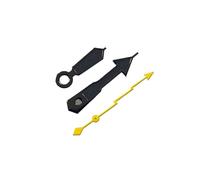 RNSZKIPJ Accessori per orologi modificati Puntatore Tutto Nero Puntatore Verde debole Luminoso Secondi Fulmini Adatto per NH35/364R/7S Movimento, Colore unico, misura unica