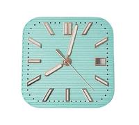 RNSZKIPJ Accessori per orologio, quadrante quadrato a righe rosa da 29,5 mm, con lancette adatte per movimento giapponese NH35/36, colore: verde, Colore unico, Gray rose nails
