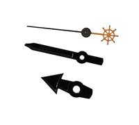 RNSZKIPJ Accessori puntatore orologio Black Fish Seconds dotato di movimento automatico giapponese NH35/NH36/4R36, Secondi Fiocco Di Neve, 12.5mm