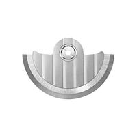 RNSZKIPJ Adattatore rotore automatico adatto per movimento Nh35 Nh70 - disco a martello oscillante in metallo adatto per accessori per orologi, Colore acciaio 465, misura unica