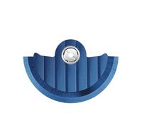 RNSZKIPJ Adattatore rotore automatico adatto per movimento Nh35 Nh70 - disco a martello oscillante in metallo adatto per accessori per orologi, 465 blu, misura unica