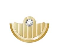 RNSZKIPJ Adattatore rotore automatico adatto per movimento Nh35 Nh70 - disco a martello oscillante in metallo adatto per accessori per orologi, Oro 465, misura unica