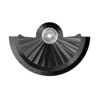 RNSZKIPJ Adattatore rotore automatico adatto per movimento Nh35 Nh70 - disco a martello oscillante in metallo adatto per accessori per orologi, 467 nero, misura unica