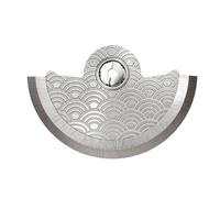 RNSZKIPJ Adattatore rotore automatico adatto per movimento Nh35 Nh70 - disco a martello oscillante in metallo adatto per accessori per orologi, 393steelcolor, misura unica