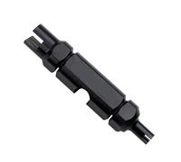 RNSZKIPJ Chiave di riparazione per la rimozione dell'asta di estensione dell'ugello del pneumatico della valvola della bicicletta (nero)