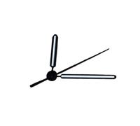 RNSZKIPJ Dimensioni personalizzate PVD per mani modificate con movimento NH35, 9 x 13,5 x 13,5 mm, lancette luminose verdi, Ago nero, 13.5mm