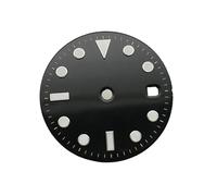 RNSZKIPJ Disco da 28,5 mm Quadrante Modificato Letterale Luminoso per 2813 2836 Movimento AB2,3,4, Ab3 nero - 28,5 mm, misura unica