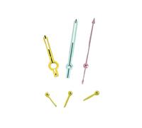 RNSZKIPJ Modificato per VK63 Orologio Puntatore Accessori 6 Puntatori Verde Luminoso Adatto per Movimento al Quarzo Giapponese VK63, Giallo, 13.5MM