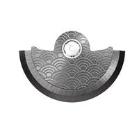RNSZKIPJ Nh Movement Rotor Automatic Hammer Rotor per NH35 - Accessorio di precisione per orologio in metallo, 393 nero, misura unica