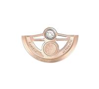 RNSZKIPJ NH35 Rotore Movimento Automatico - Martello Inciso Tuo Pezzo per Accessori Orologi, R001goffrato-oro rosa, misura unica