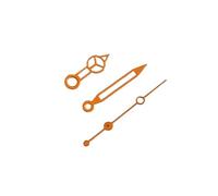 RNSZKIPJ Nuovi accessori per orologio a tre pin colore lancette vuote senza luminoso, adatto per movimento NH35/36/4R/7S, Mani arancioni sch, 12.5cm