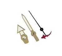 RNSZKIPJ Puntatore a tre aghi bianco con bordo dorato con pesci verdi luminosi e secondi, adatto per movimento NH35/36/4R/7S, 812.512.5mm Bordo Oro Bianco Pesce Rosso, 12.5mm