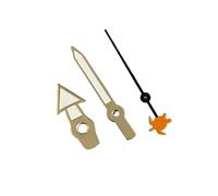 RNSZKIPJ Puntatore a tre aghi bianco con bordo dorato con pesci verdi luminosi e secondi, adatto per movimento NH35/36/4R/7S, 812.512.5mm Bordo Oro Bianco Arancione Tartaruga Seconda, 12.5mm