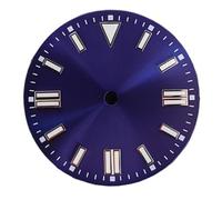 RNSZKIPJ Quadrante Dell'orologio Sole Modello Striscia Chiodo Quadrante Verde Luminoso Adatto per NH35 8215 2836 Movimento Automatico, Sunpatternblueface12pointTriangle, misura unica