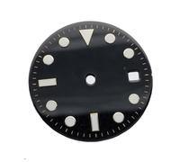 RNSZKIPJ Sostituzione del disco da 29 mm quadrante modificato blu-verde luminoso chiodo letteralmente adatto 2836 movimento Meiyouda macchina cuore 8215