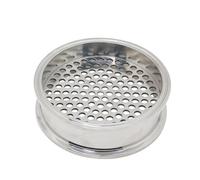 RNUMLIGH 1.5" 2" 3" 4" 6" 8" 10" 12" Tri Clamp SUS 304 Stainless Steel Doulbe Ferrule Filter Pipe Fitting For Beer(K217mm(8 Inch TC))