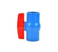 RNUMLIGH 1 Pcs 20~50 Mm Thread And Socket Type Blue PVC Ball Valve 1/2~1.5 Inch Garden Irrigation Fittings Switch Ball Valve(Female 1.5 inch)