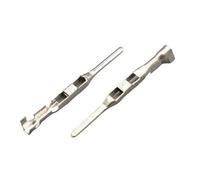 RNUMLIGH 100 pezzi 1,5 mm terminali for cavi di crimpatura for autoveicoli in ottone stagnato perni giunzione maschi FCI 211CL2S2160