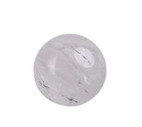 RNUMLIGH 1PC di rocca naturale sfera di quarzo globo lucido sfera massaggiante pietra curativa decorazione della casa souvenir squisiti regalo bello cristalli e pietre(Size:32 35mm)