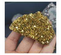 RNUMLIGH 1pcs materiali naturali fai da te che fanno galvanica oro gemma grezza cluster di cristallo titanio geode regali campioni ZoCzkgzd