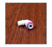 RNUMLIGH 5PCS 1/8" Male-1/4 OD Tube PE Pipe Fitting Elbow Non-Return Valve Quick Connector Aquarium RO Water Filter Reverse Osmosis System