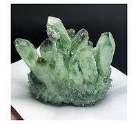RNUMLIGH Cristalli a grappolo di cristallo di quarzo fantasma verde naturale Campione di pietre preziose grezze for la decorazione dell'home office fengshui ZoCzkgzd