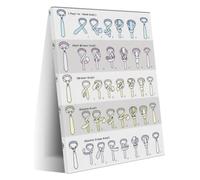 RNUMLIGH Formal Tie Wrap Guide Poster Collar Shirt Aid | Learn essential knot styles for business and events(Framed,08x12inch(20x30cm))