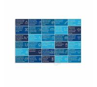 RNUMLIGH Human Rights Charter Poster Declaration of Canvas Wall-Art for Social Justice Office Classroom Decor(Framed,16x24inch(40x60cm))