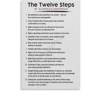 RNUMLIGH Mindful Steps Forward Poster, A Guide to Positive Habit Formation, Educational & Motivational Wall Chart for Students, Life Coaches, Home Decor(Framed,08x12inch(20x30cm))